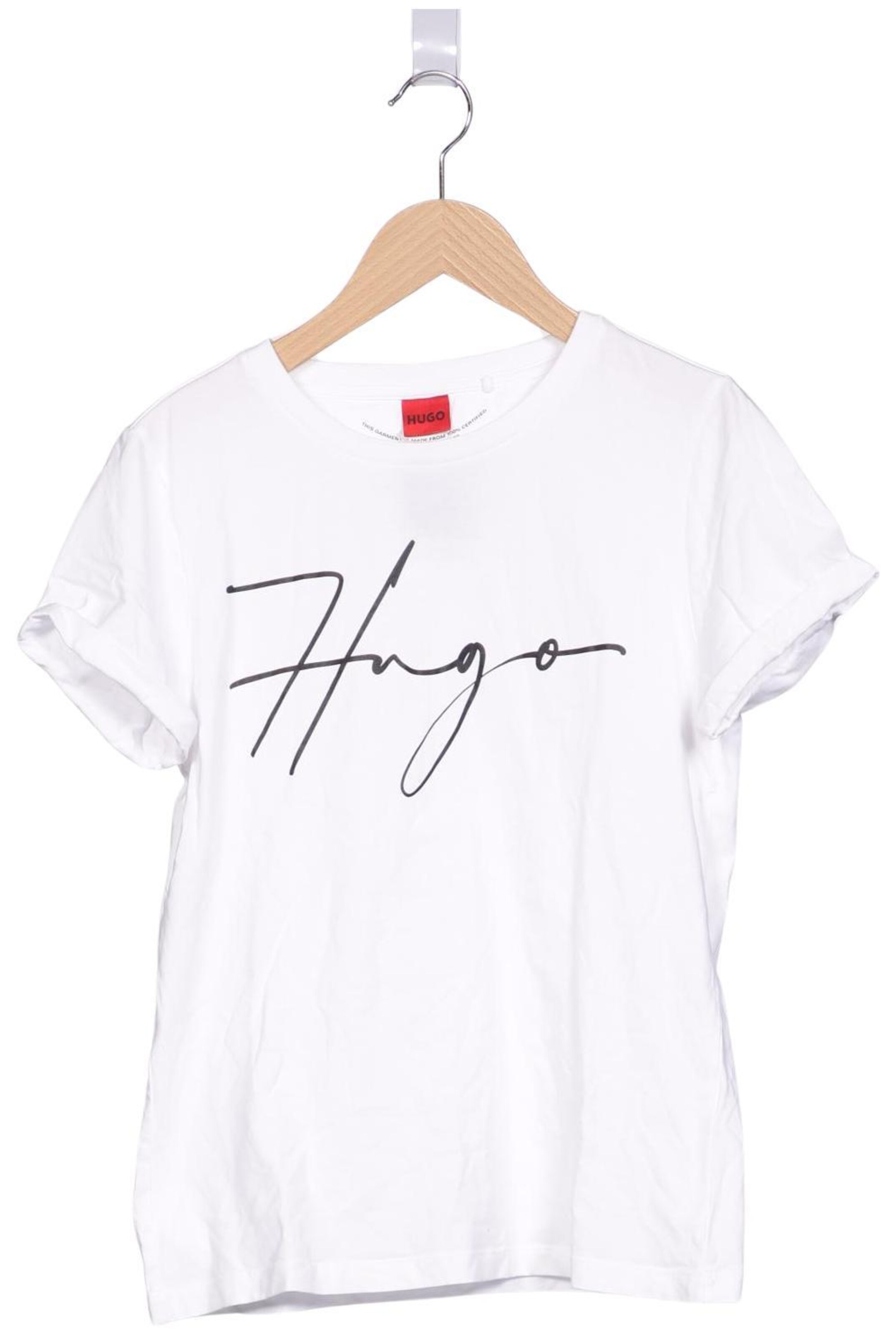 HUGO Top & Shirt in M in White: front
