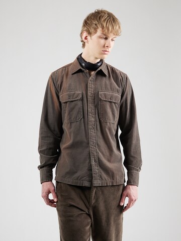 Coupe regular Chemise REPLAY en gris : devant