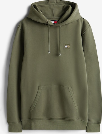 Felpa di Tommy Jeans in verde: frontale
