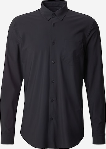 GUESS Regular fit Πουκάμισο 'SUNSET TECH' σε μαύρο: μπροστά