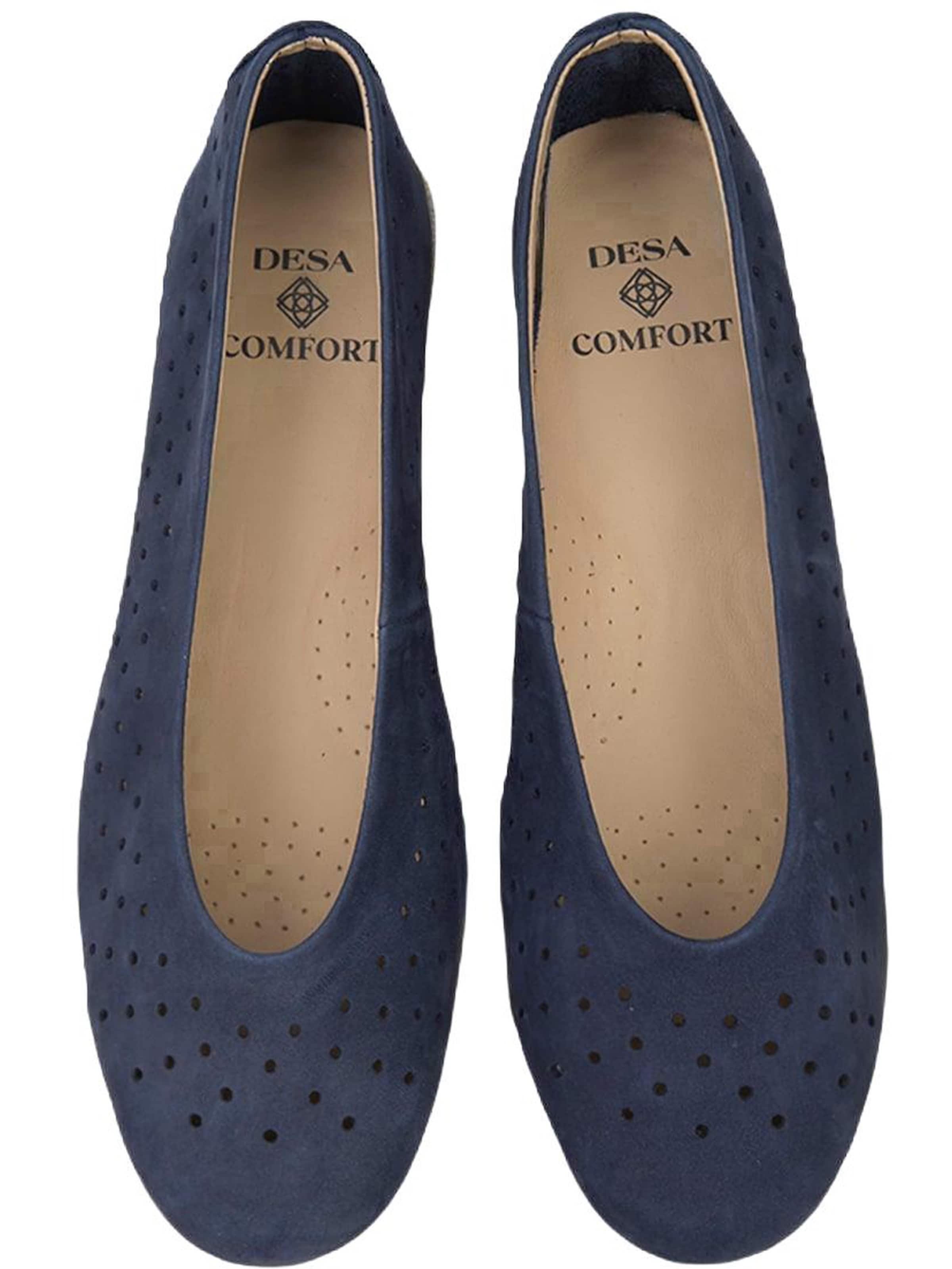 Desa - Zapatillas 'Keilabsatz-Slipper' en azul