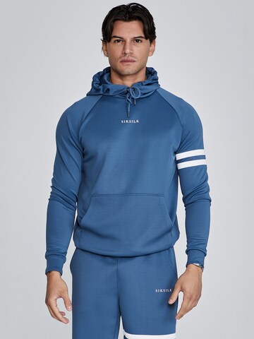 SikSilk Sweatshirt in Blauw: voorkant
