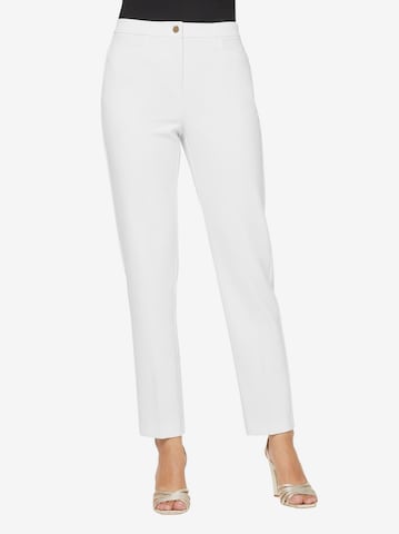 heine Regular Broek in Beige: voorkant