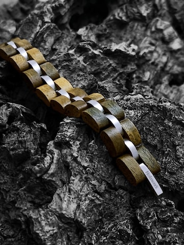 Holzwerk - Pulsera 'HANFSEE' en verde