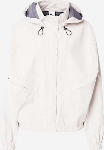 NIKE Athletic Jacket 'SWIFT' in Silver: front