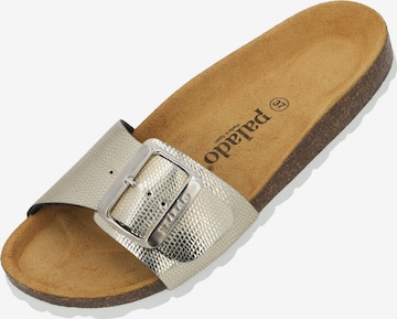 Palado Pantolette 'Palado Malta EGS Titano' in Gold: Vorderseite