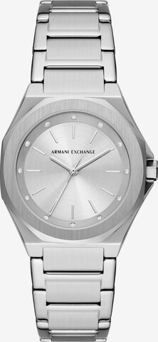 ARMANI EXCHANGE Uhr in Silber: predná strana