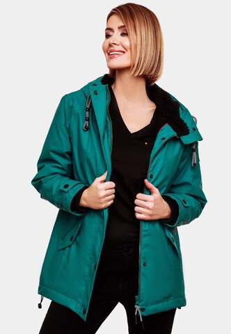 NAVAHOO Winter Jacket 'Lindraa' in Blue: front