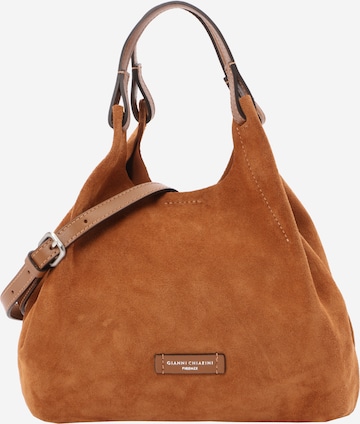 Gianni ChiariniTorba za na rame 'DUA' - smeđa boja: prednji dio