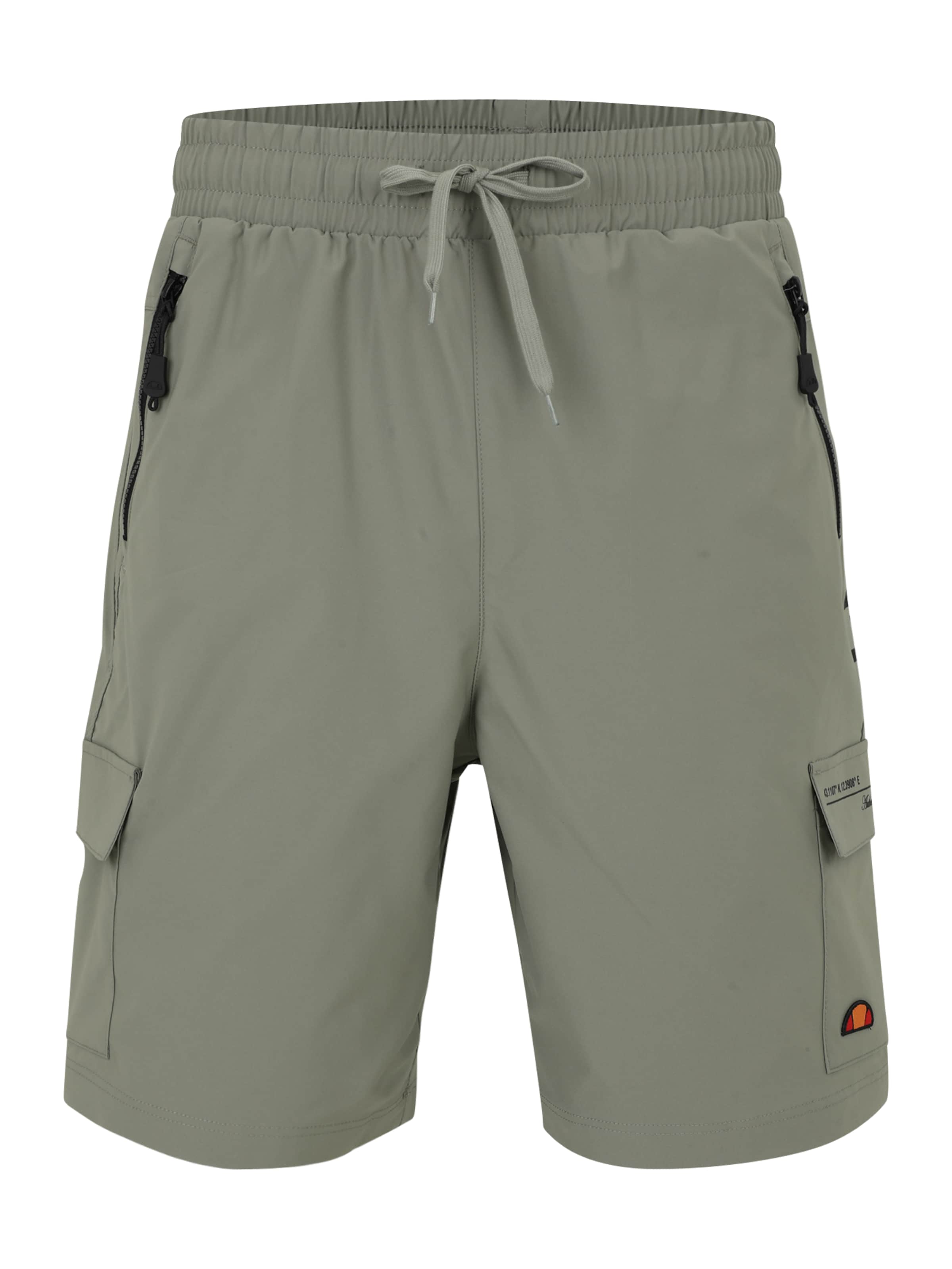 ELLESSE Szabványos Cargo nadrágok 'Gaiano' - zöld: elől