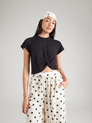 T-shirt 'Carmen' ABOUT YOU en noir : devant