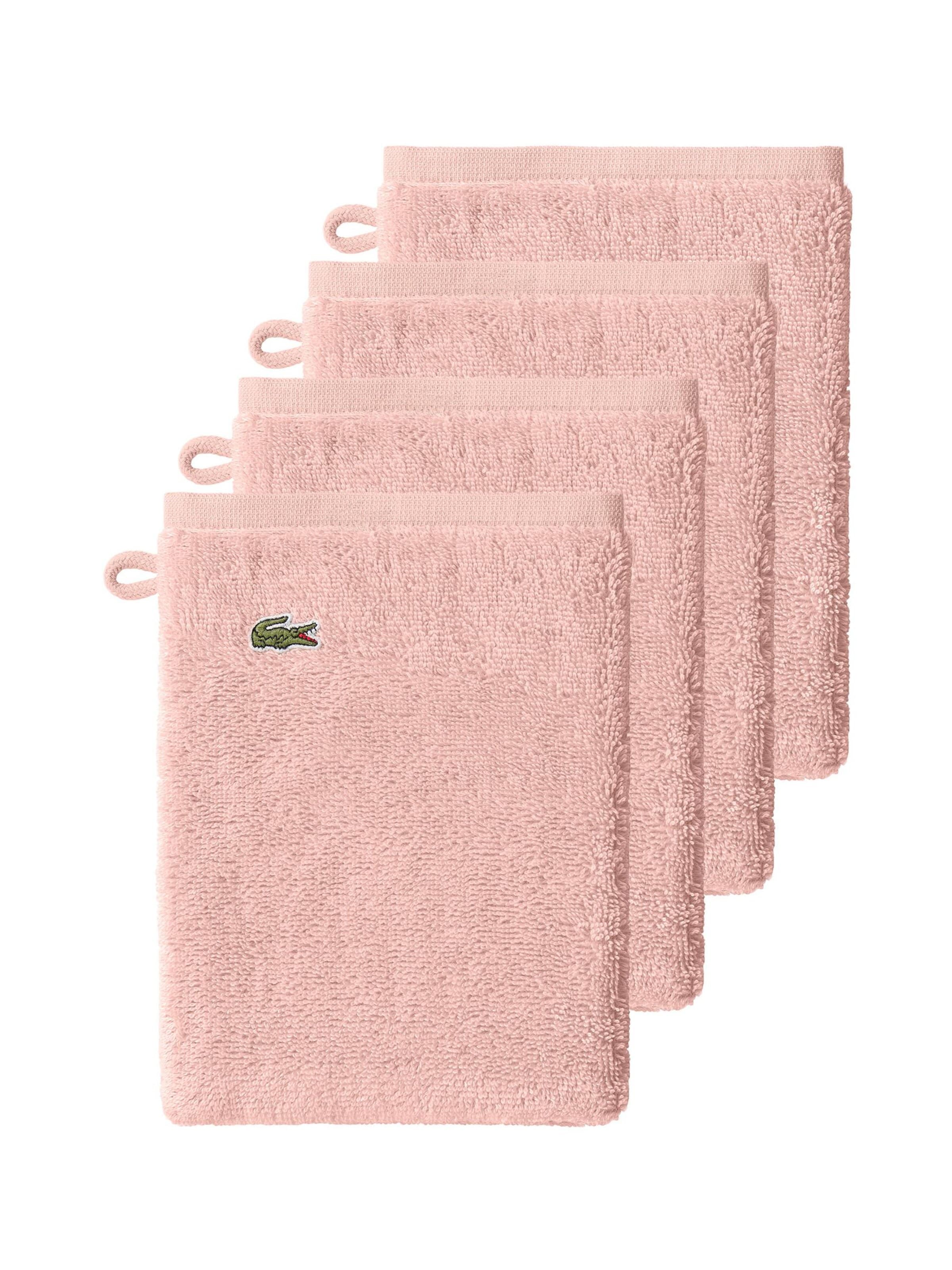 LACOSTE Handtuch 'LLECROCO'‌‌‌‌‌ in Pink: Vorderseite