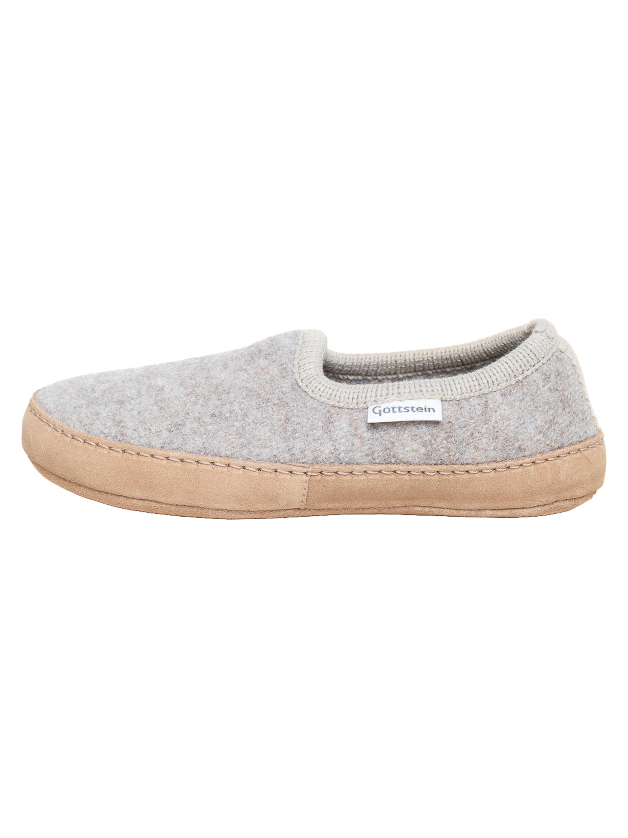 Gottstein Slippers 'Cheyenne' in Beige: front