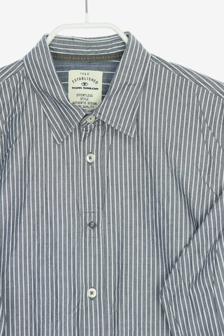 TOM TAILOR Button Up Shirt in M in Grey