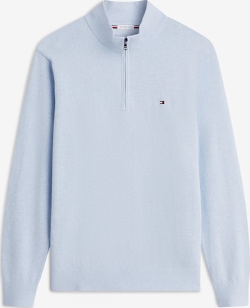 TOMMY HILFIGER Svetr 'ESSENTIAL' – modrá: přední strana