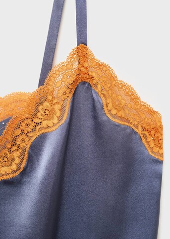 MANGO Pyjama-top in Blau
