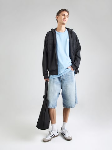 Tricou 'Trefoil Essentials' de la ADIDAS ORIGINALS pe albastru