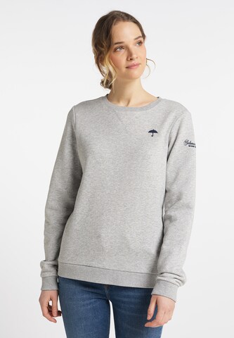 Schmuddelwedda Sweatshirt in Grau: predná strana