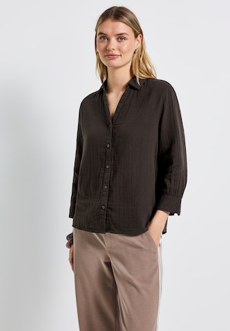 STREET ONE Blouse in Brown: front