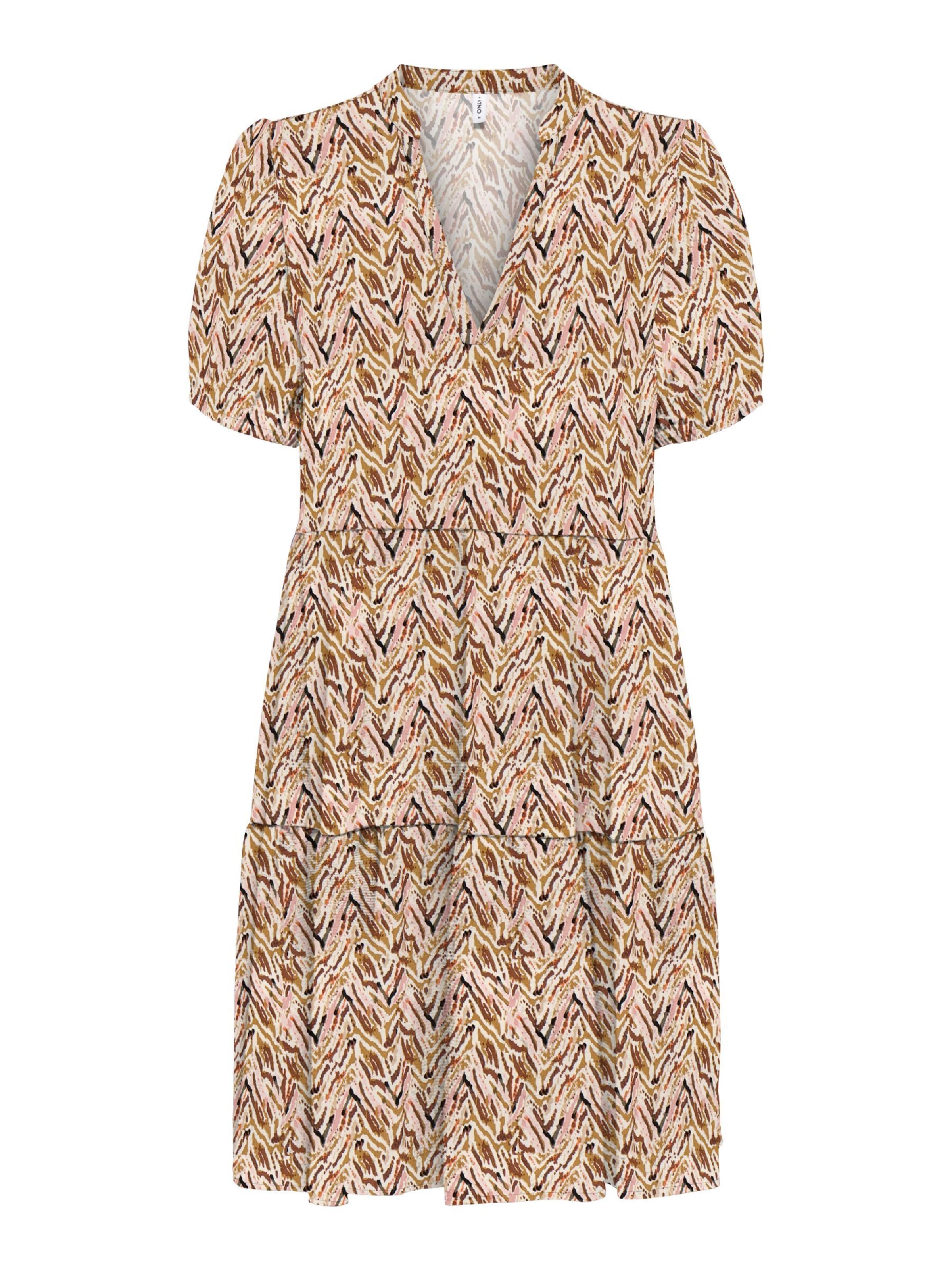 Robe d’été 'ONLNova' ONLY en marron : devant