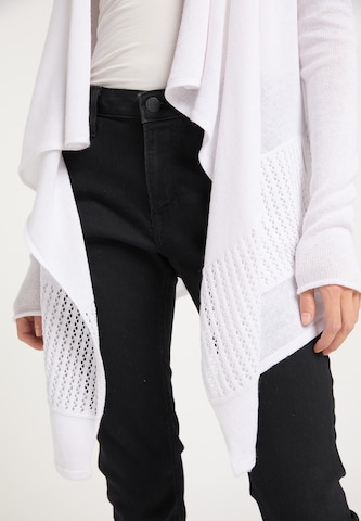 Usha Knit Cardigan in White