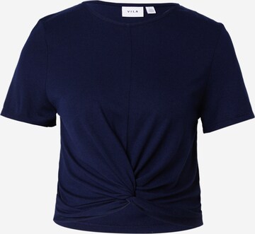 VILA Shirt 'VIMOONEY' in Blue: front