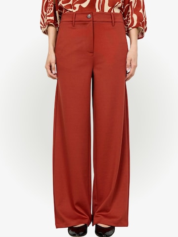 Soyaconcept Wide Leg Hose 'Daniela' in Rot: Vorderseite
