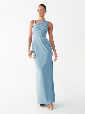 BWLDR Вечерна рокля 'CELINA' в синьо: отпред
