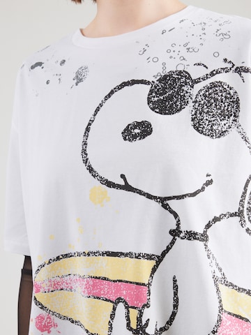 PRINCESS GOES HOLLYWOOD Shirts 'Snoopy Surfer' i hvid
