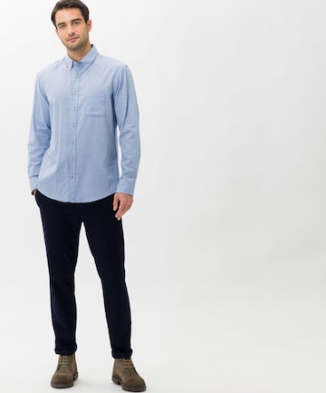 BRAX Regular fit Button Up Shirt 'DANIEL' in Blue