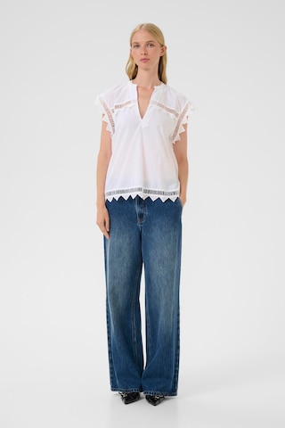 KAREN BY SIMONSEN Blouse 'Ommi' in Wit