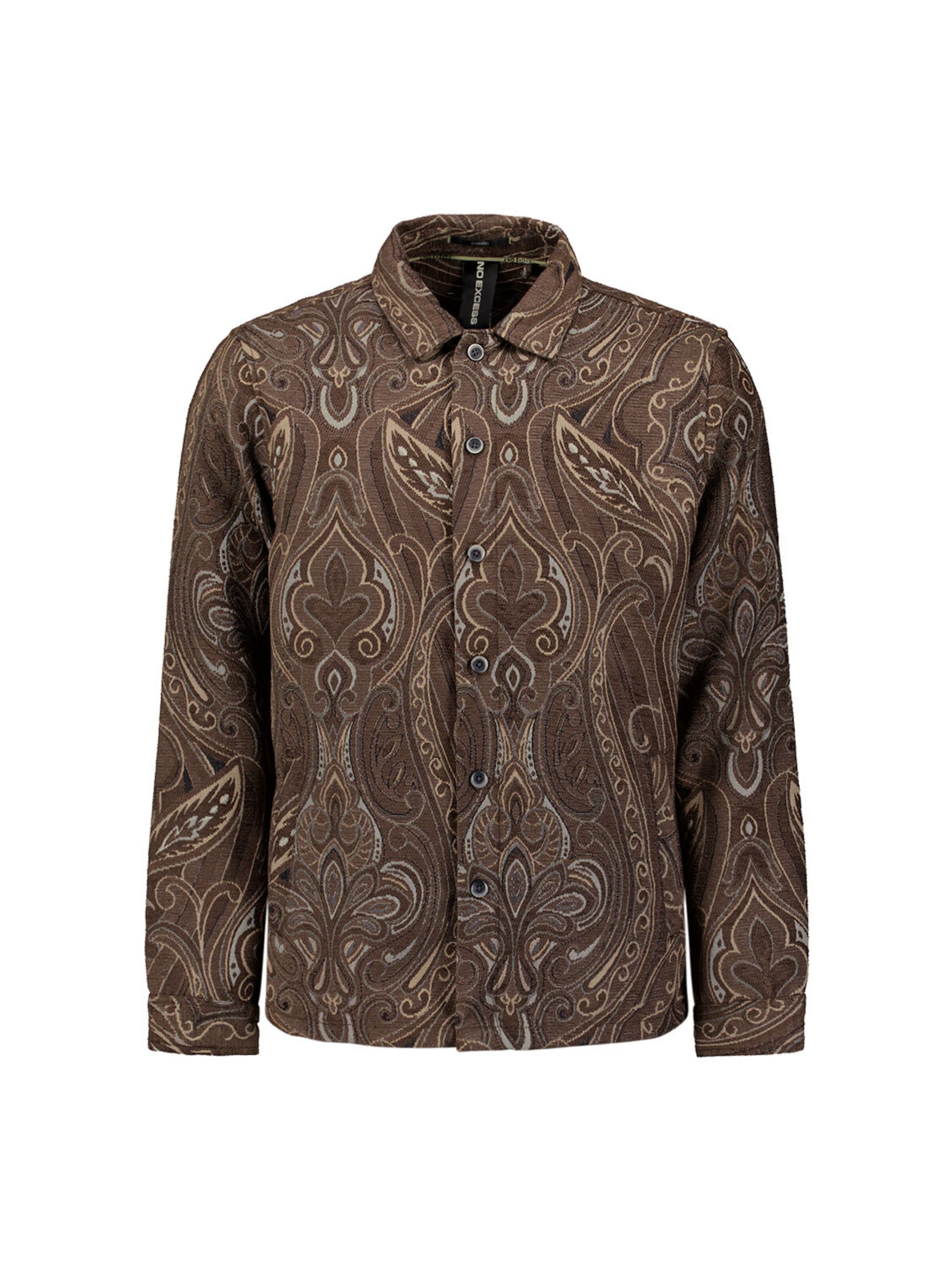 No Excess Tussenjas in Bruin: voorkant