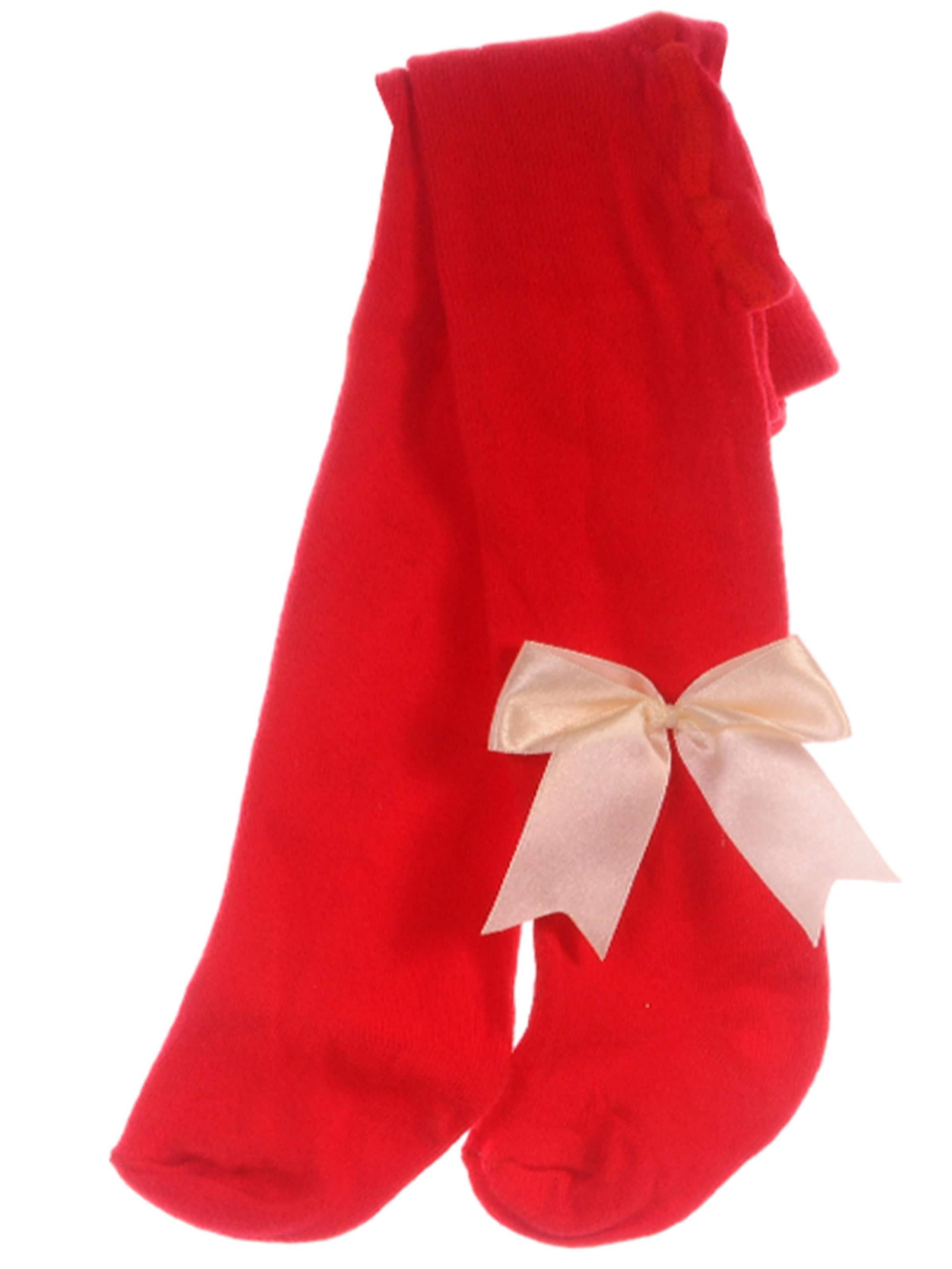 La Bortini Tights in Red: front