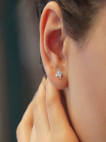 EinStein Diamant Ohrringe‌ in Silber
