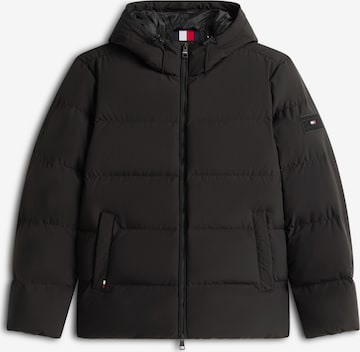 TOMMY HILFIGER Zimní bunda – černá: přední strana