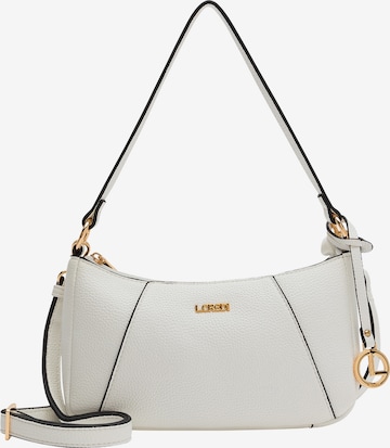 L.CREDI Õlakott 'Michaela', värv valge: eest vaates