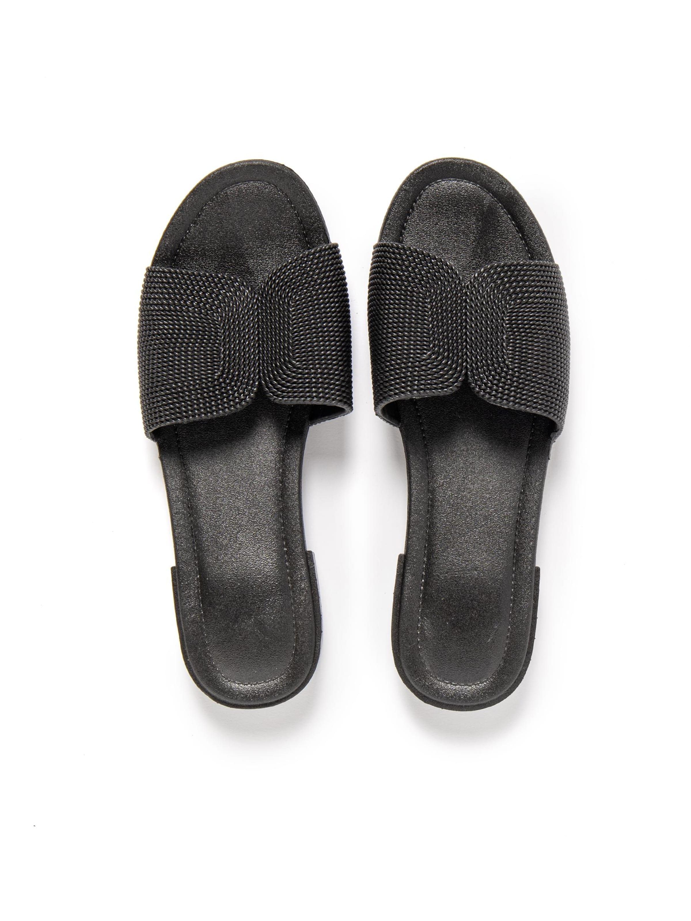 Brasileras Pantolette 'Platz'‌‌‌‌‌‌ in Schwarz