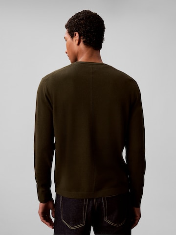 Calvin Klein Regular Pullover in Braun