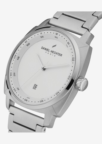 Daniel Hechter Watches Analog Watch 'Carre Blanche' in Silver