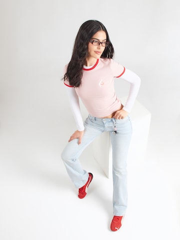 DIESEL Póló 'UNCUTIES' - rózsaszín