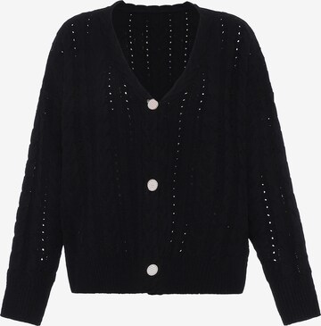 Cardigan faina en noir : devant