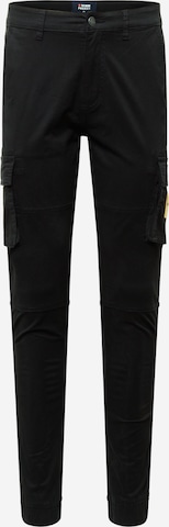 Denim Project Cargo Pants in Black: front