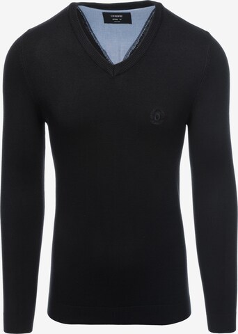 Ombre Sweater 'E191' in Black: front