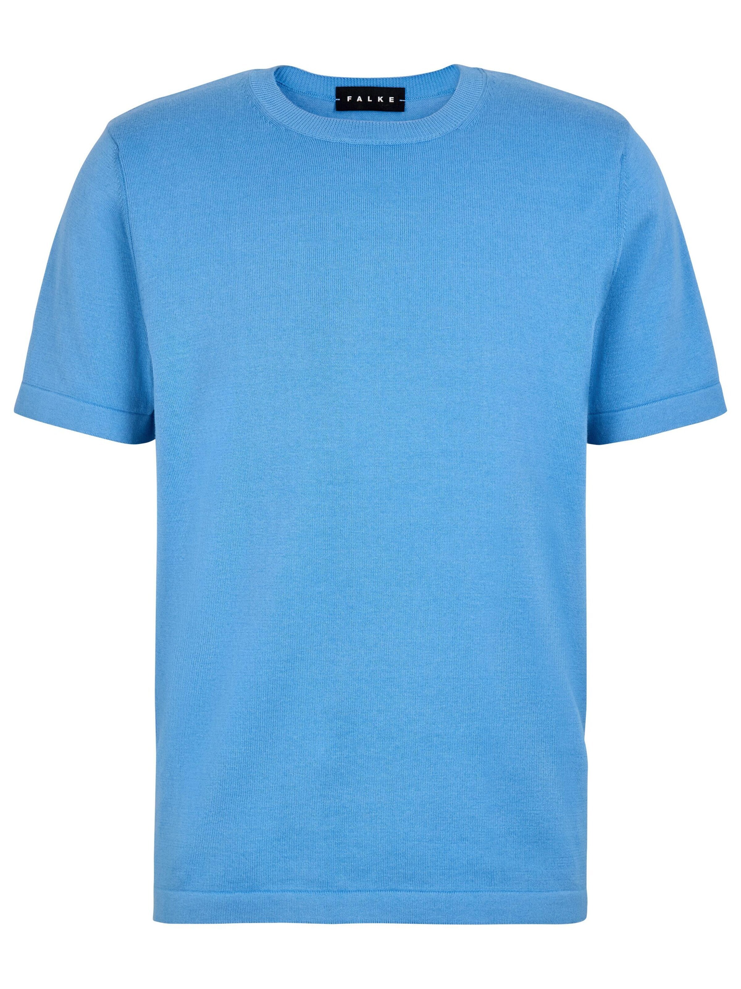 FALKE Shirt 'Cotton Knit' in Blue
