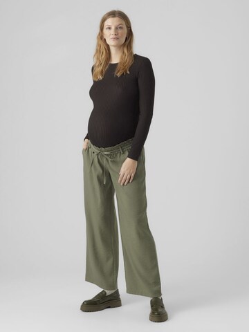 Loosefit Pantaloni 'Diaz' di MAMALICIOUS in verde