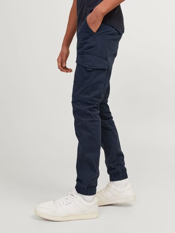 Jack & Jones Junior Baggy Broek 'paul' in Blauw