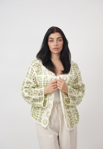 CHERRY KOKO Gebreid vest in Groen