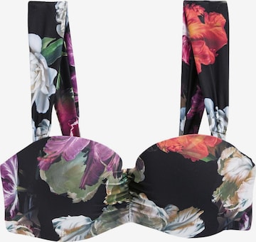 NextBikini gornji dio - crna boja: prednji dio