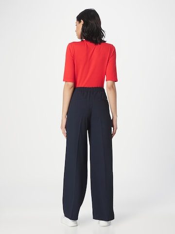 Wide Leg Pantalon à plis 'Grazer' TOMMY HILFIGER en bleu