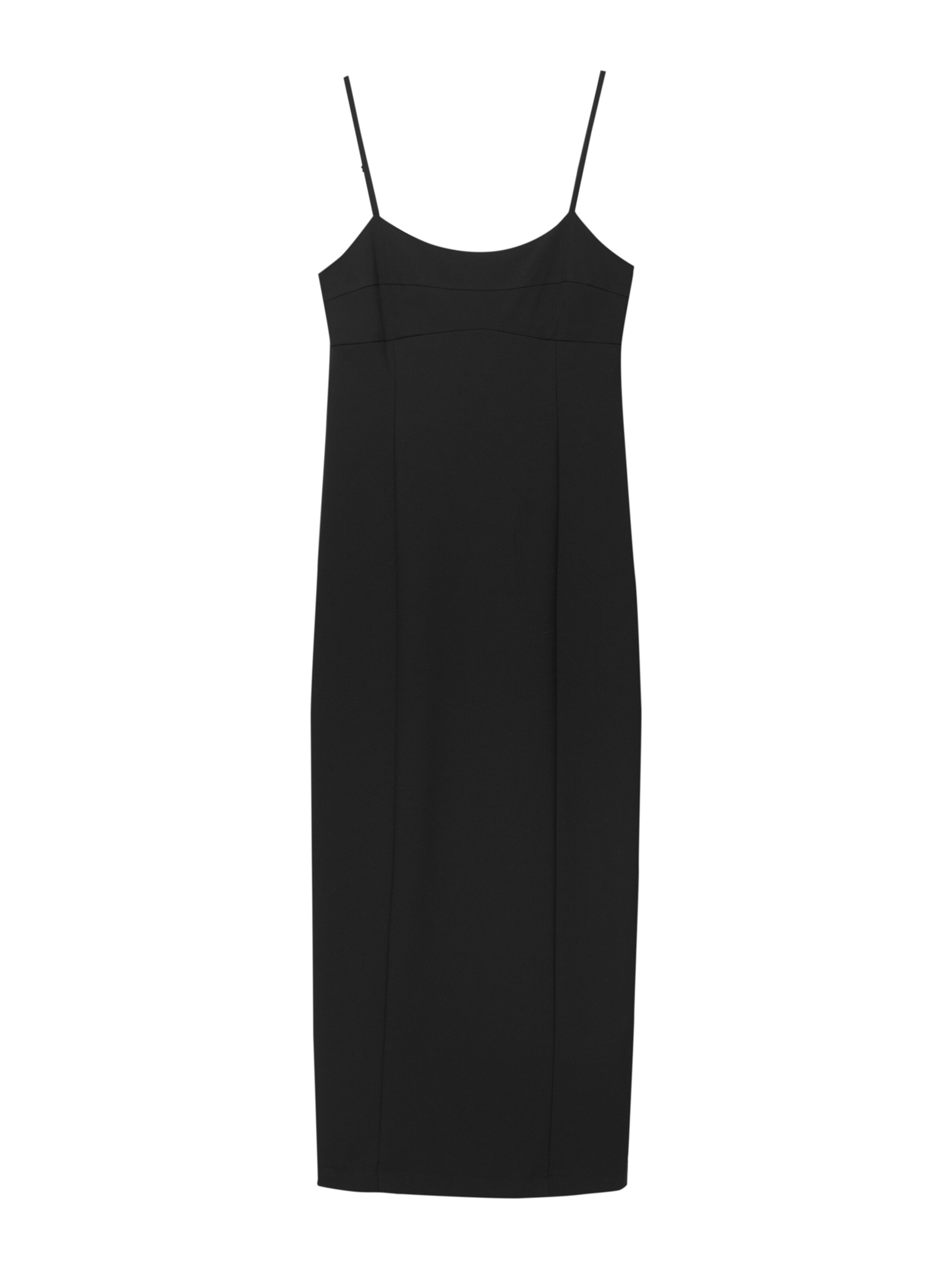 Pull&Bear Kleid in Schwarz: Vorderseite